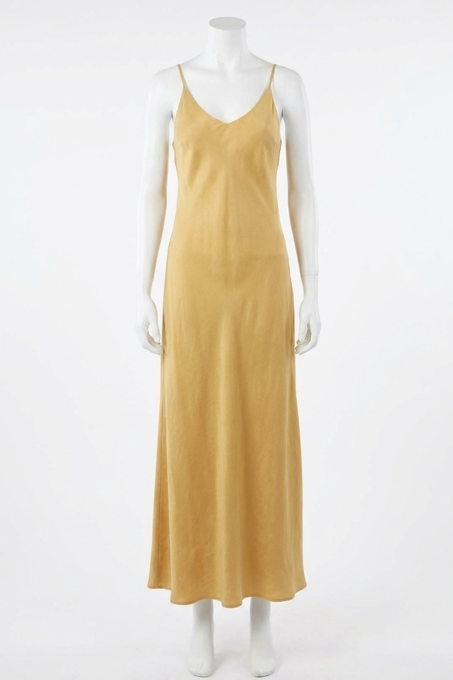 NEW HATCH ricky slip maternity dress in marigold